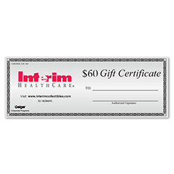 $60 GIFT CERTIFICATE